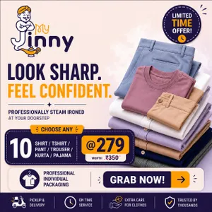 Iron Any 10 Clothes @279