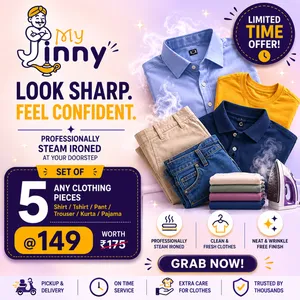 Iron Any 5 Clothes @149