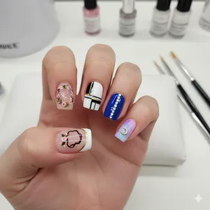 Per Finger Nail Art