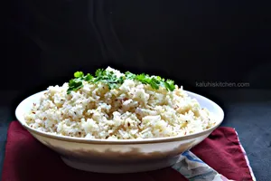 coconut rice (wali nazi)
