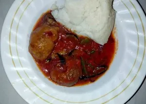 chicken curry with ugali