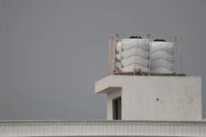 Water tank (Polytank) installation