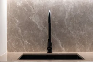 Kitchen plumbing setup