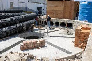 Piping & drainage setup