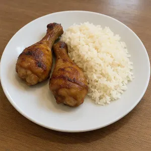 2 PC CHICKEN WITH RICE