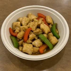 SMALL STIR-FRY CHICKEN WITH SWEET PEPPER
