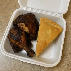 SMALL JERK CHICKEN & PIE
