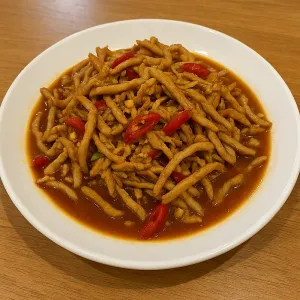 LARGE SHREDDED PORK WITH HOT & SPICY GARLIC