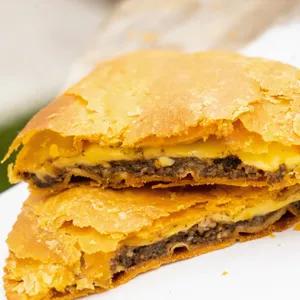 BEEF AND CHEESE PATTY