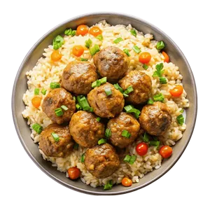 Riz aux Boulettes