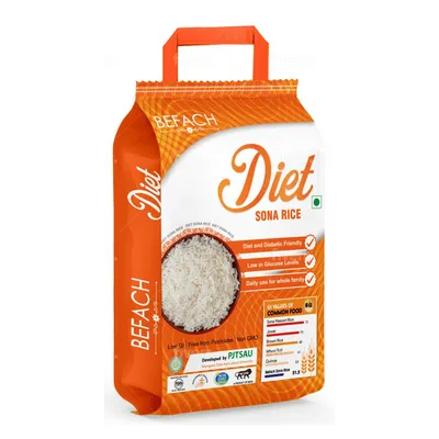 Yukta Low Sugar Sona masoori Rice 20kg (Diet/Diabetic/Befach Rice)