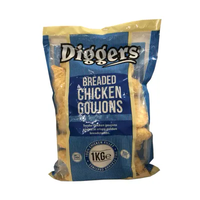Diggers Breaded Chicken Goujons 1kg