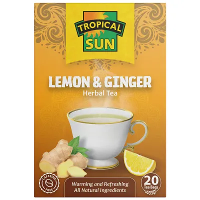 Tropical Sun Lemon and ginger 60gm
