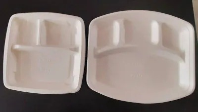 Disposable plates (3 - partition )- tiffin plates 1