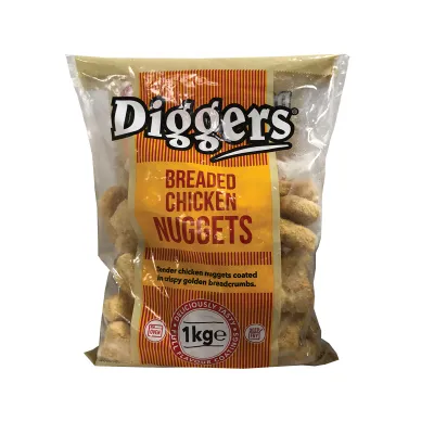 Diggers Battered Chicken Nuggets 1kg