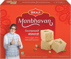 Bikaji Soan Papadi Manbhavan Flavour 500gr