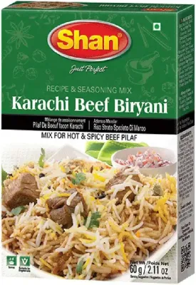 Shan Karachi Beef Biryani Masala 60gm
