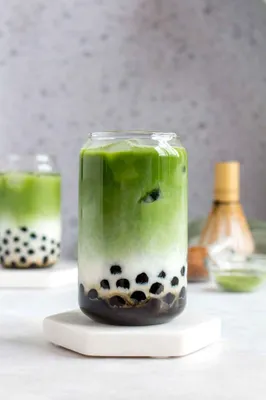 Matcha Bubble Tea 340ml