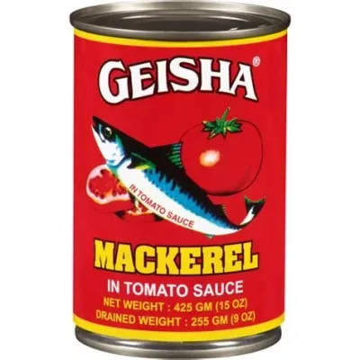 Geisha Mackeral in Tomato sauce with chili 425gm