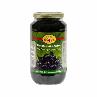 Sofra black olives 935 gm