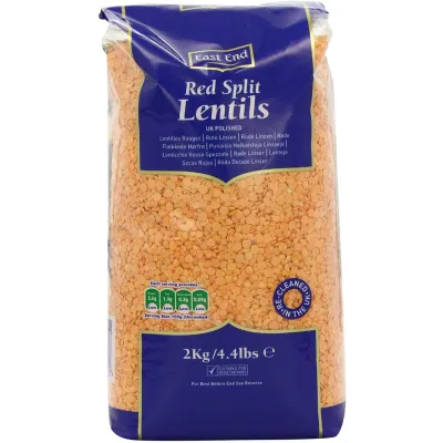 EastEnd Red Split Lentils 1kg