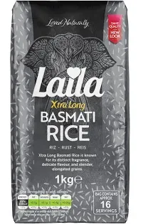 Laila Xtra Long Basmati Rice 1kg