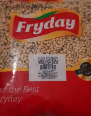 Fryday Black Eyed Beans 2kg