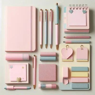 Desk Organizer Stationery Set