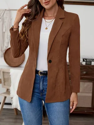 Classic Tailored Blazer Jacket