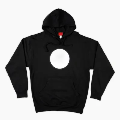 black hoodie