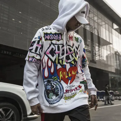 printed hoodie