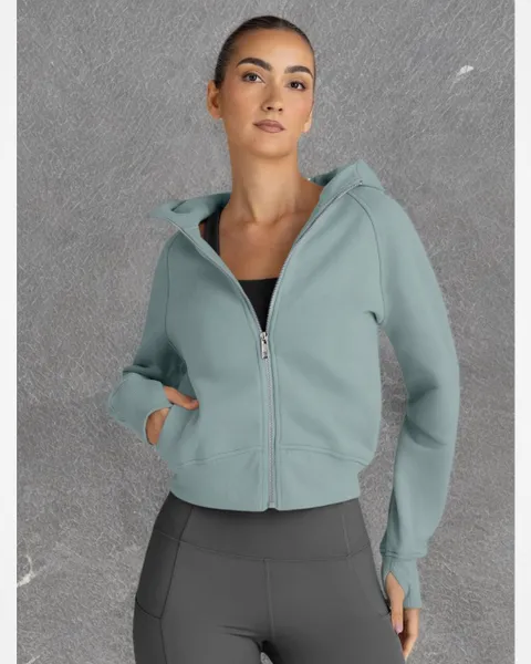 Zip-Up Active Hoodie