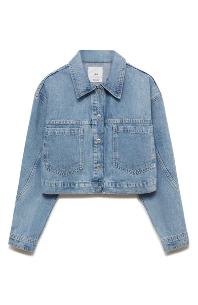 Denim Cropped Jacket
