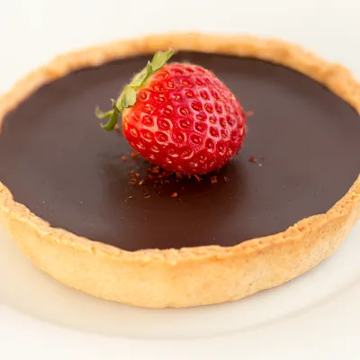 Chocolate chilli tart