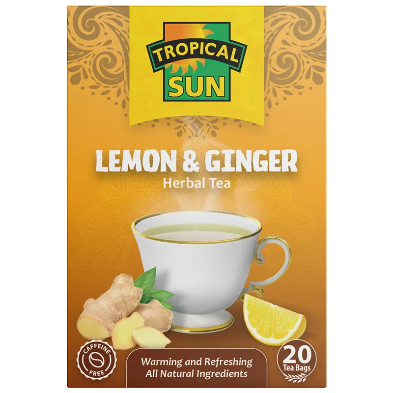 Tropical Sun Lemon and ginger 60gm