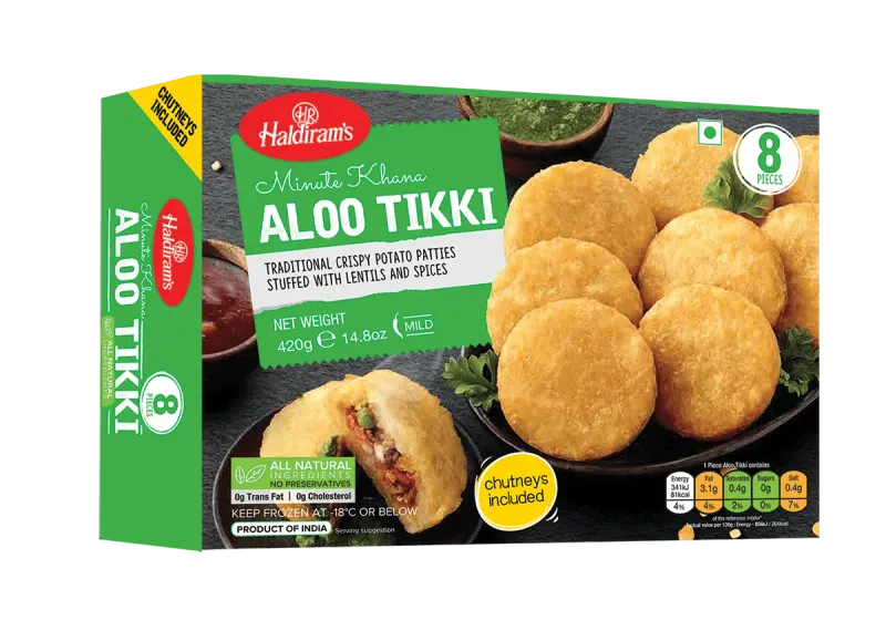 Haldiram Aloo Tikki 420gm