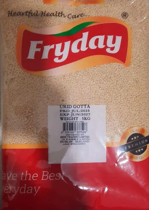 Fryday Urid Gotta 5kg