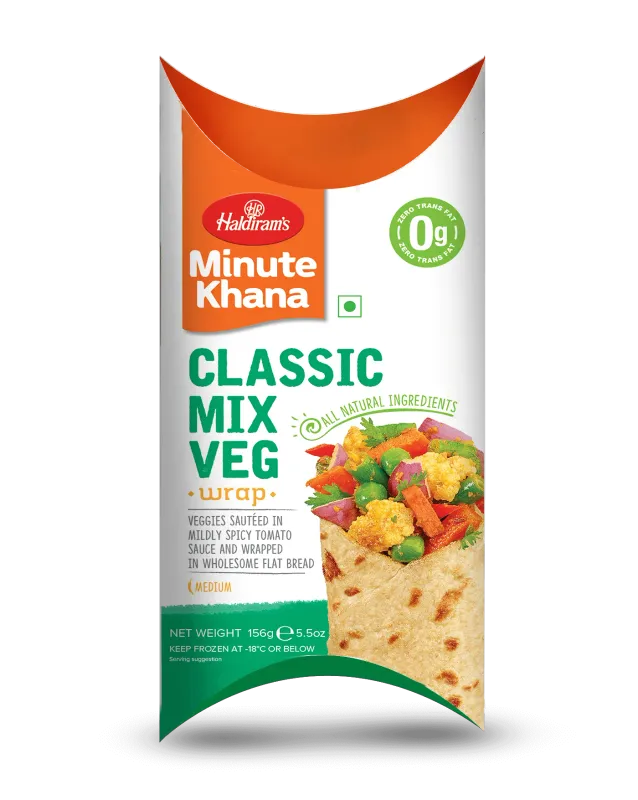 Haldiram Classic Mix Veg Wrap 156gm