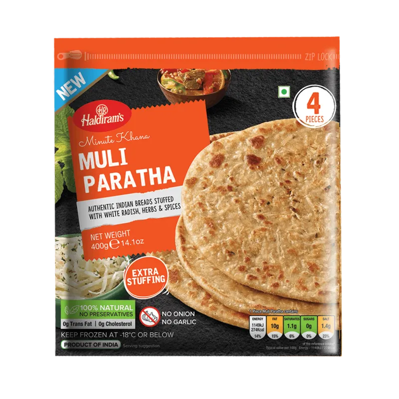 Haldiram Muli Paratha 400gm