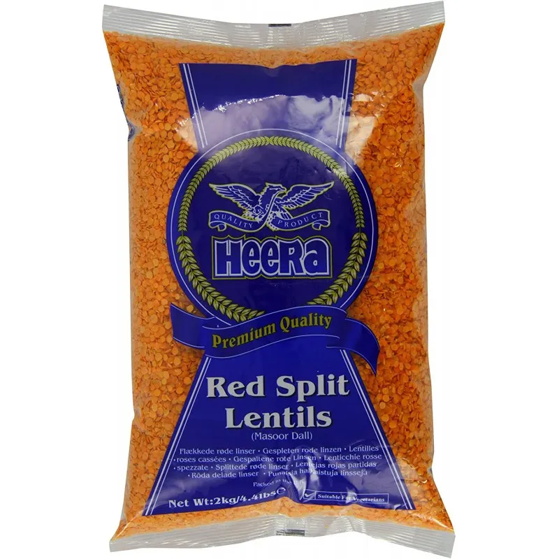 Heera Red Split Lentils (Masoori Dal) 2Kg